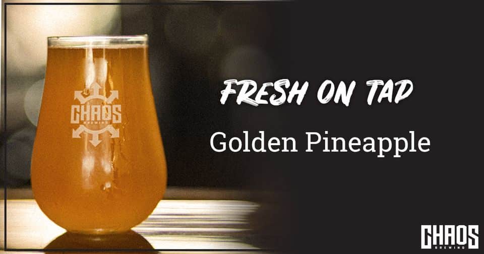 Just tapped! Our brand new Golden Pineapple ale. Have a pint or try it in your n