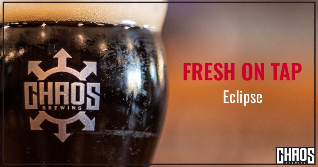 There’s always fresh beer at Chaos. Introducing our brown ale, Woodstock, and Ec