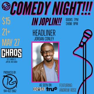 Kick your weekend off right with comedian Jordan Conley this Friday at 8pm!